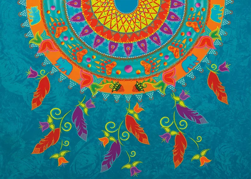 High Spirits Wall Art by Indigenous artist, Tracey Metallic