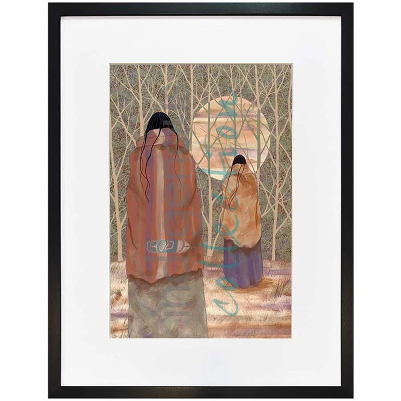 Woodlands Moon Wall Art by Indigenous artist, Jeanne Rorex-Bridges