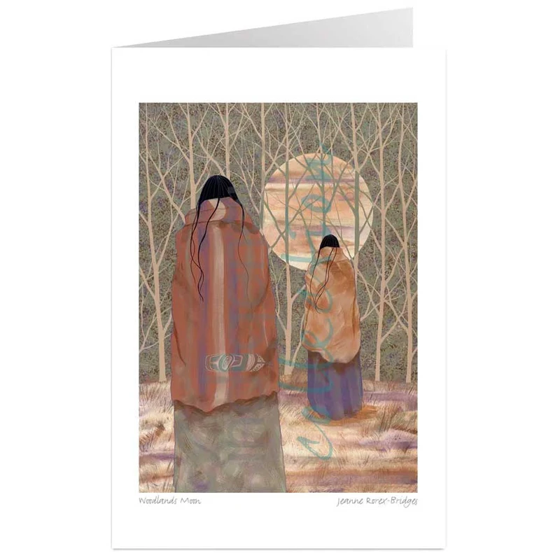 Woodlands Moon Wall Art by Indigenous artist, Jeanne Rorex-Bridges