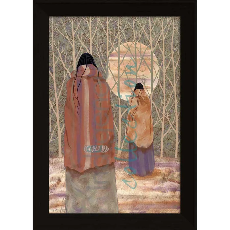 Woodlands Moon Wall Art by Indigenous artist, Jeanne Rorex-Bridges