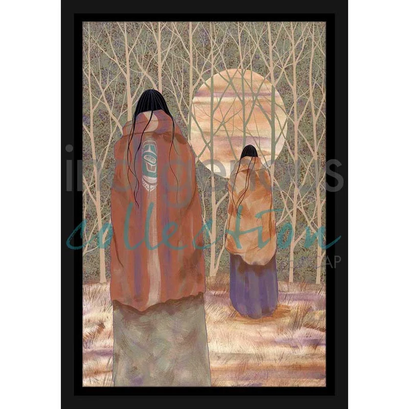 Woodlands Moon Wall Art by Indigenous artist, Jeanne Rorex-Bridges
