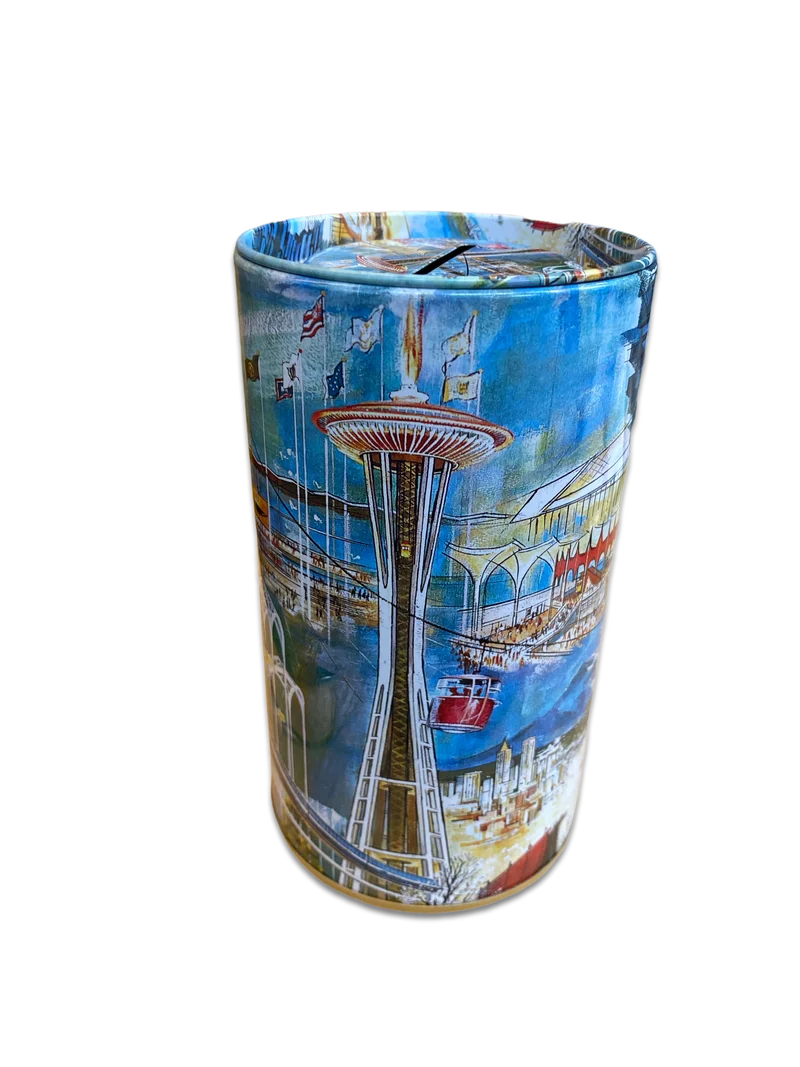 1962 World's Fair Bank Tin