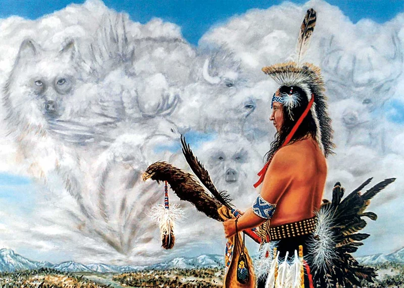 Seeker of Wisdom Wall Art by Indigenous artist, John Balloue