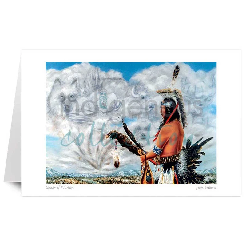 Seeker of Wisdom Wall Art by Indigenous artist, John Balloue