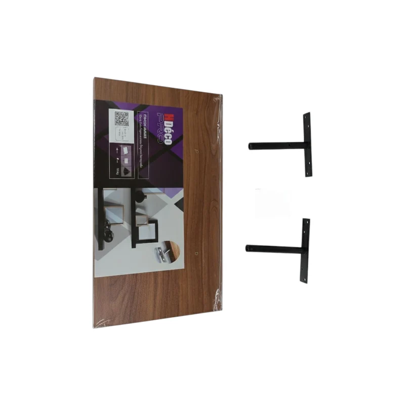 أرفف جدارية عائمة MDF – 5 ألوان – 4 مقاسات