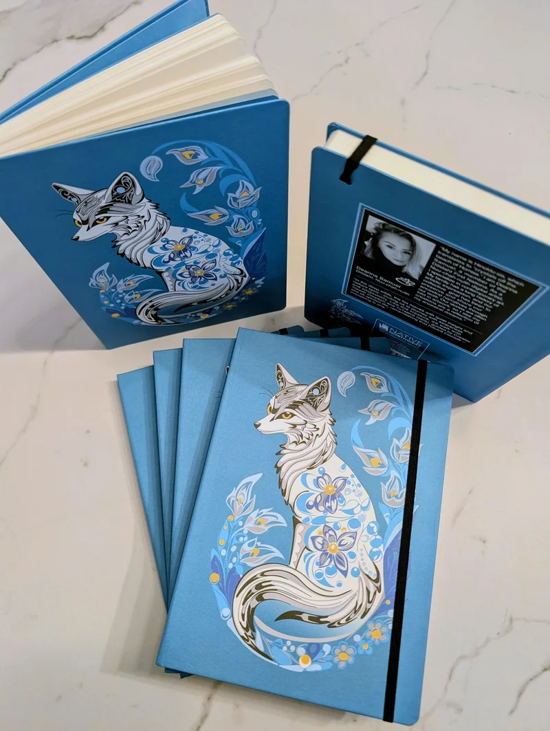 Foxy artwork by Deanne Samuel - 192 page Journal