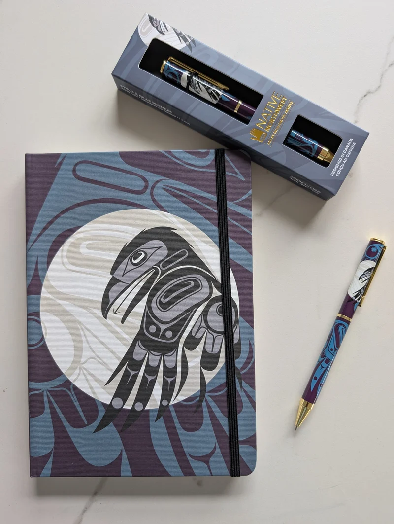 "Raven Moon" Journal by Haida artist, Allan Weir