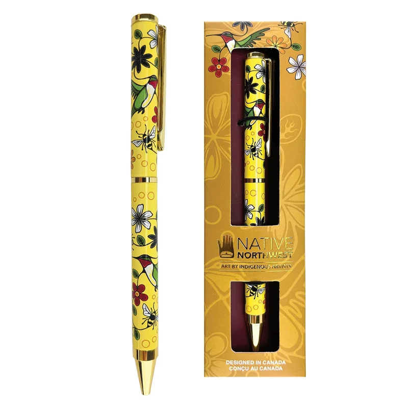 Hummingbird (Nenookaasi) Ballpoint Pen by Storm Angeconeb