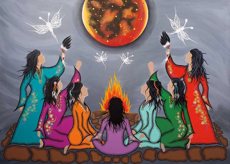 We Will See You Again Wall Art by Indigenous artist, Tracey Metallic