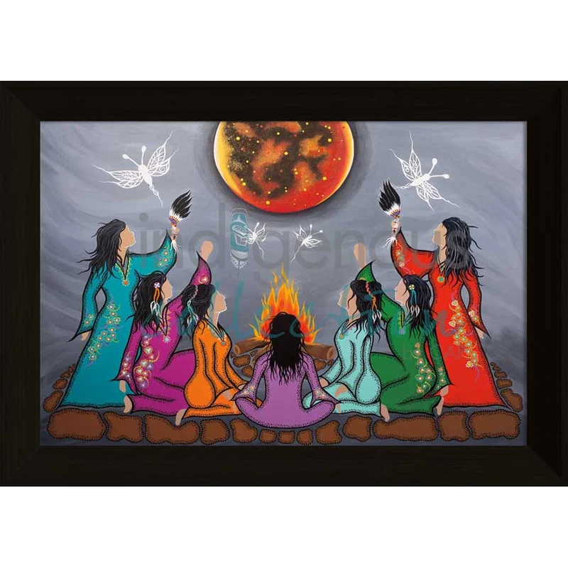 We Will See You Again Wall Art by Indigenous artist, Tracey Metallic