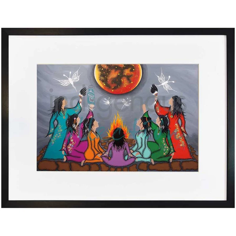 We Will See You Again Wall Art by Indigenous artist, Tracey Metallic