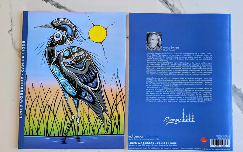 Lined Work Book, artwork by Jessica Somers
