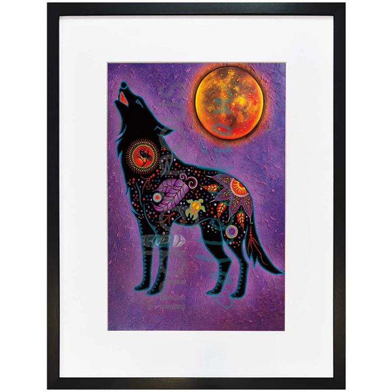 Fire Within Wall Art by Indigenous artist, Tracey Metallic