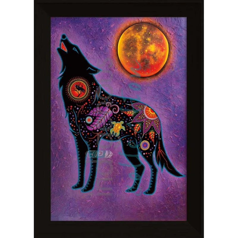 Fire Within Wall Art by Indigenous artist, Tracey Metallic