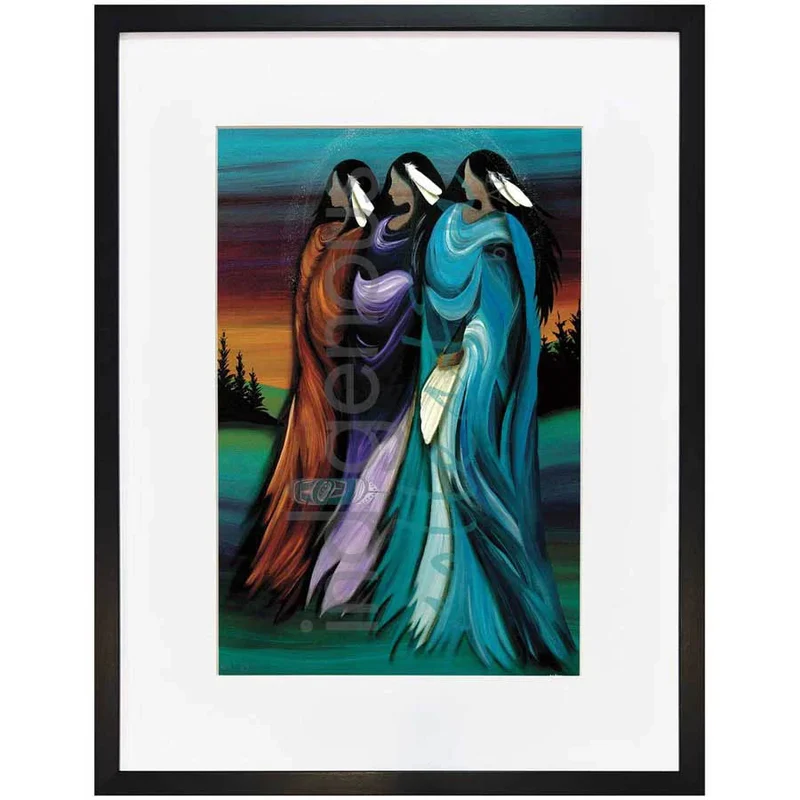 "Three Sisters" Wall Art by Cree artist Betty Albert