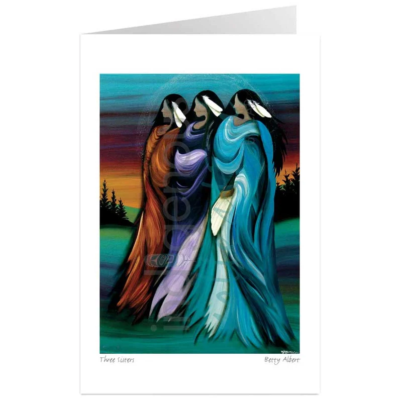 "Three Sisters" Wall Art by Cree artist Betty Albert