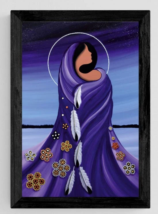"Morning Star" Wall Art by Cree artist Betty Albert