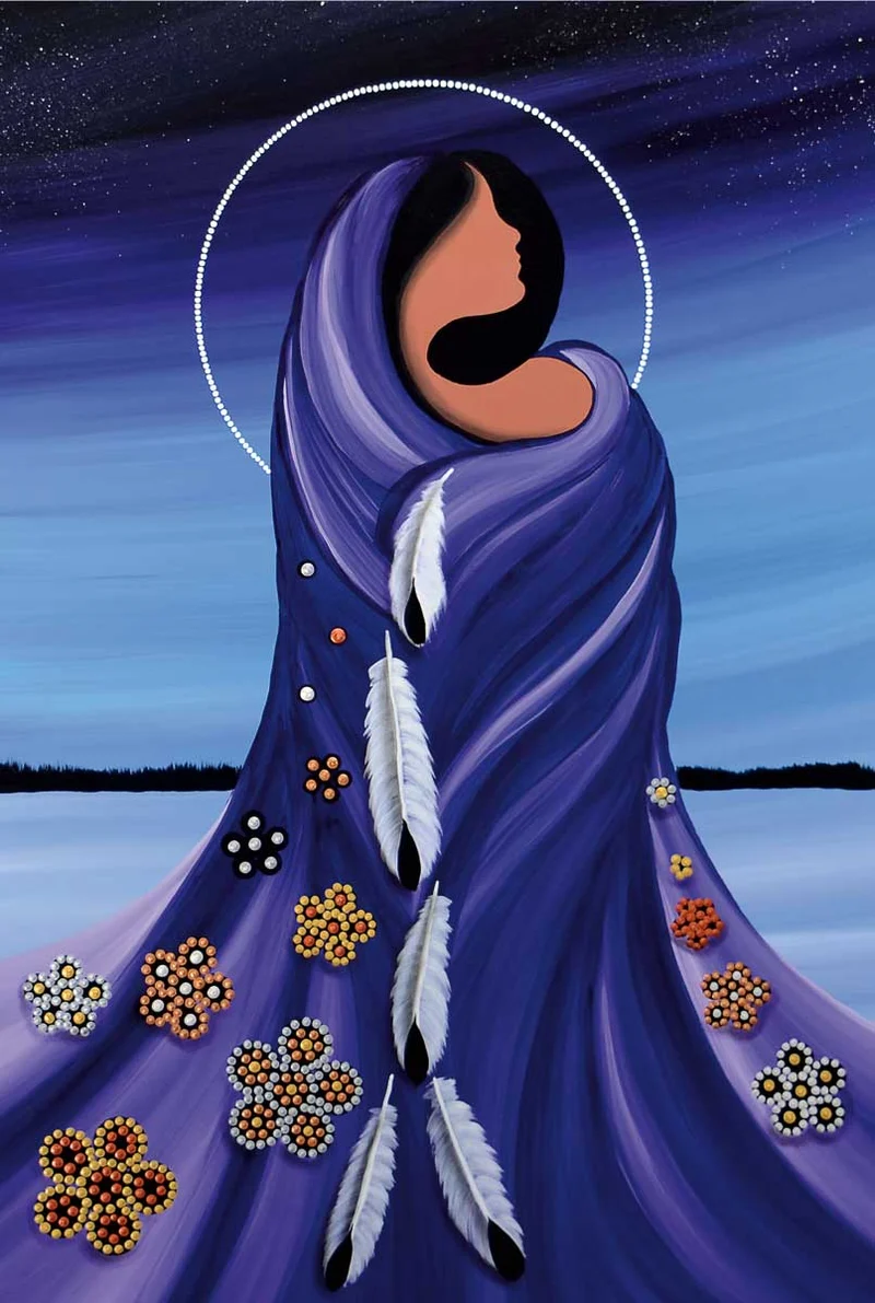"Morning Star" Wall Art by Cree artist Betty Albert