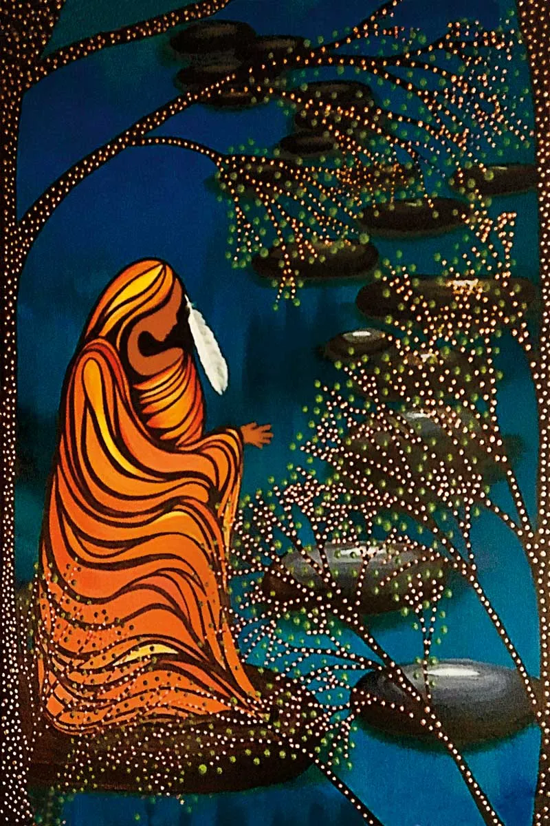 "Water Prayer" Wall Art by Cree artist Betty Albert