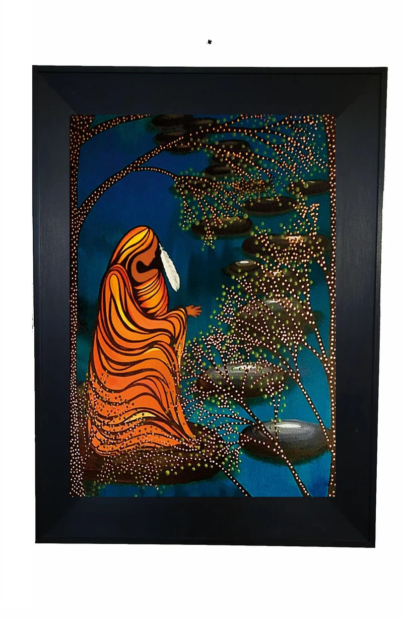 "Water Prayer" Wall Art by Cree artist Betty Albert