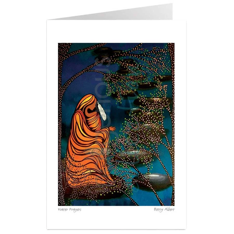 "Water Prayer" Wall Art by Cree artist Betty Albert