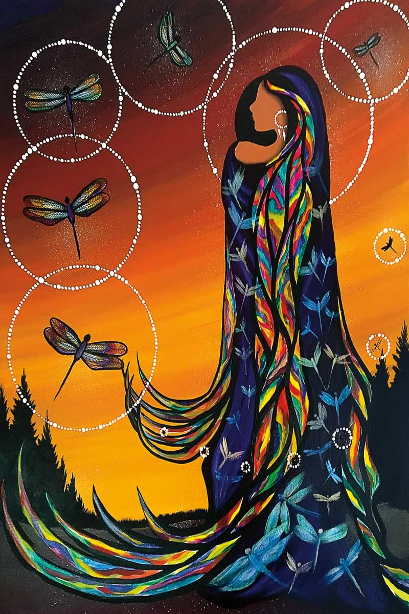 "Transformation" Wall Art by Cree artist Betty Albert