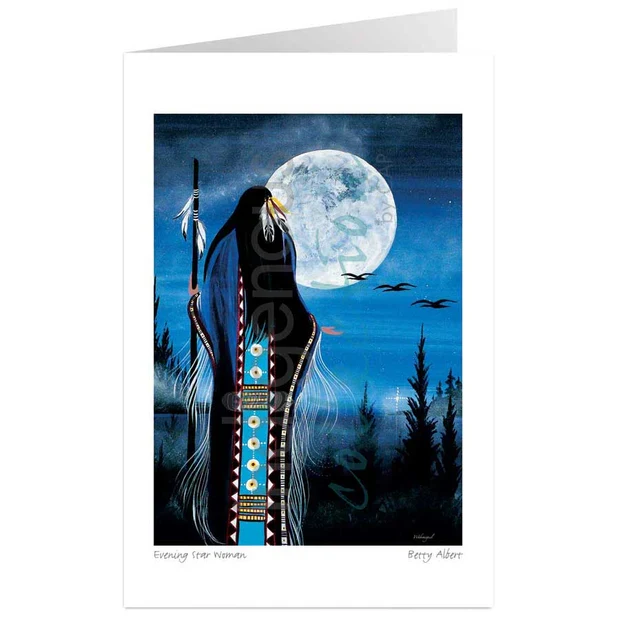 Evening Star Woman Wall Art by Cree artist Betty Albert