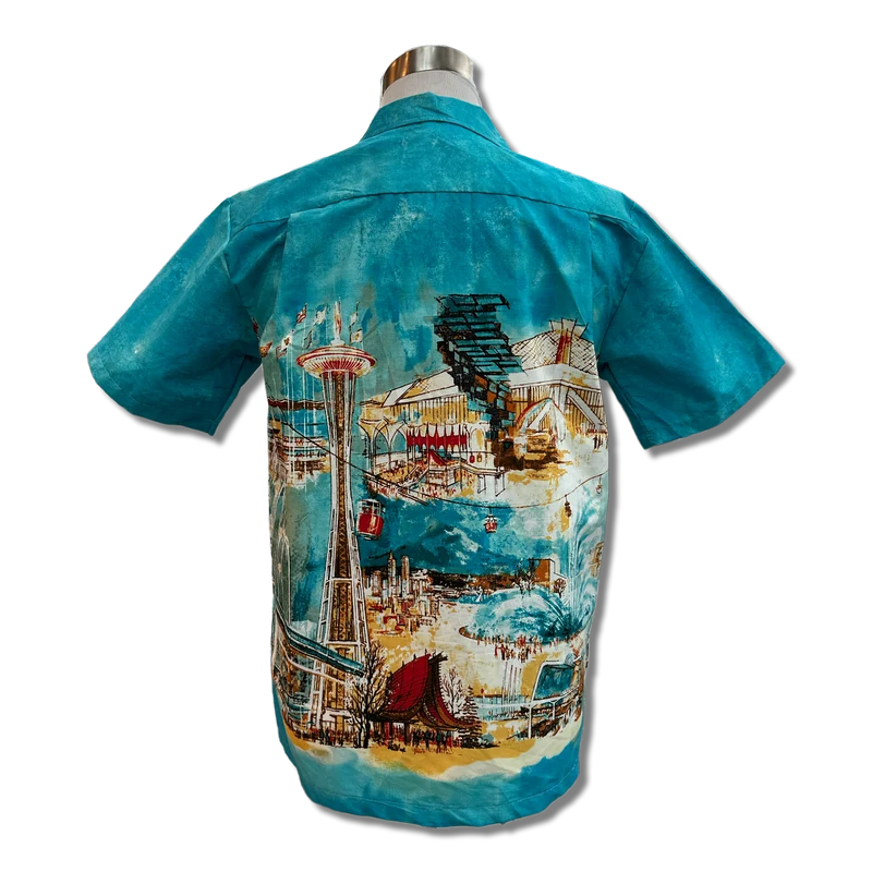 World's Fair Hawaiian Button Down Shirt