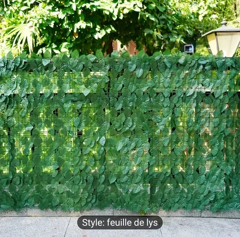سياج نباتي اصطناعي – 3×1 متر – ديكور حديقة وشرفة