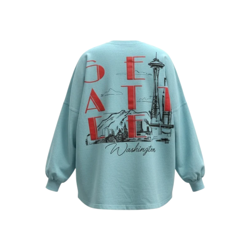 Seattle Spirit Jersey Crew Neck Sweatshirt