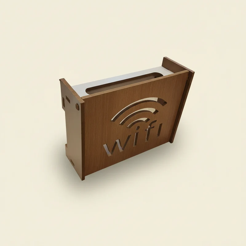 غطاء راوتر WiFi ديكوري – 28×21 سم – تصميمين