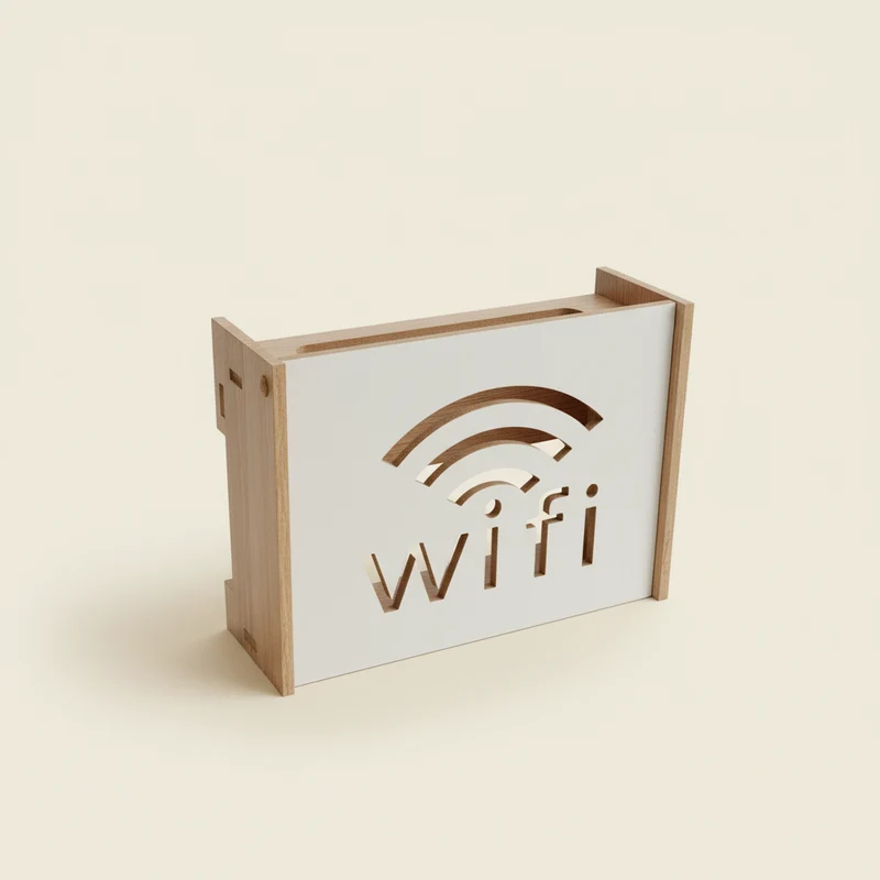 غطاء راوتر WiFi ديكوري – 28×21 سم – تصميمين