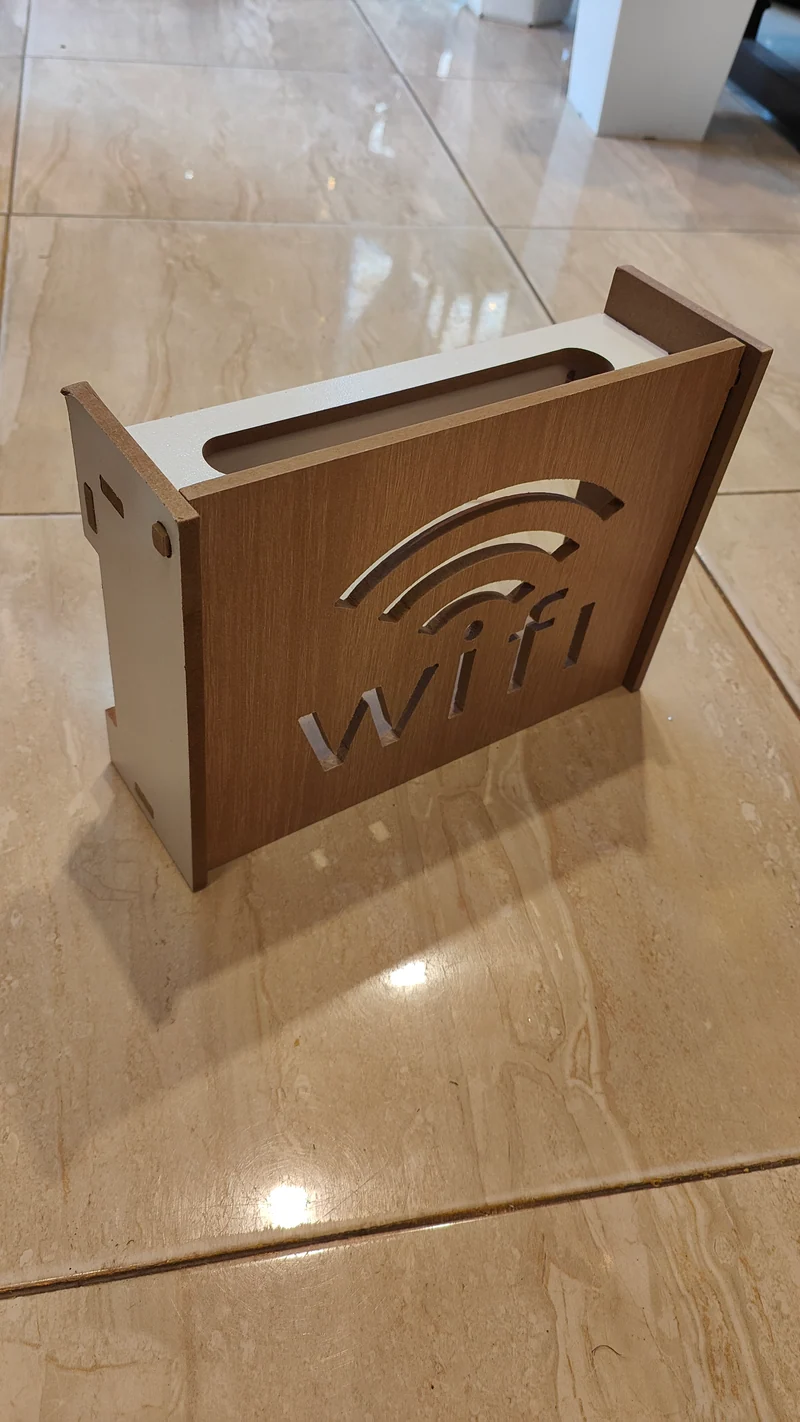 غطاء راوتر WiFi ديكوري – 28×21 سم – تصميمين