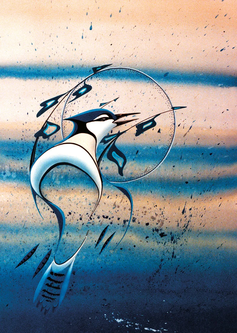 Wall Art - Forest Tattler by Indigenous Artist Rick Beaver