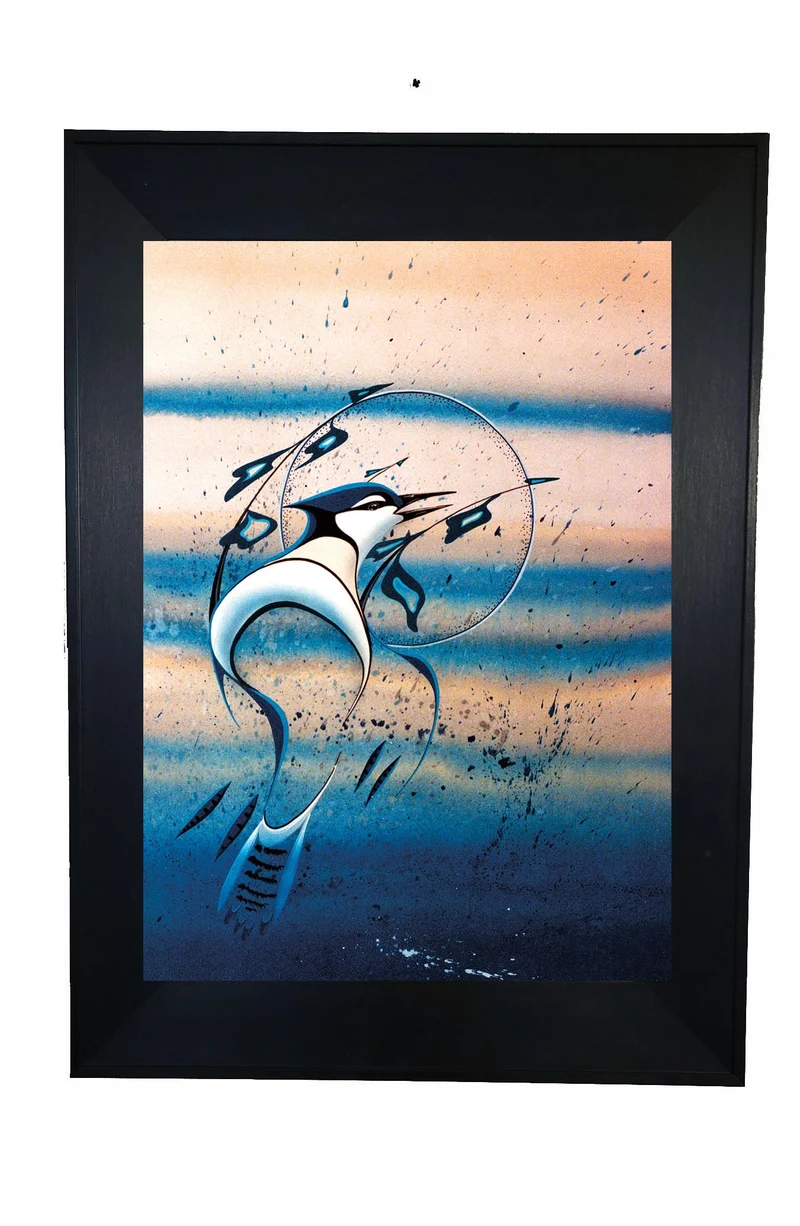 Wall Art - Forest Tattler by Indigenous Artist Rick Beaver