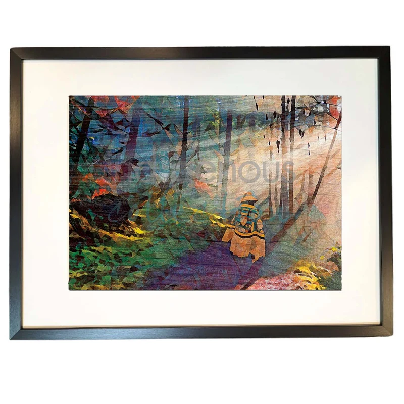 Kwagu’ Into the Mist - small, medium and large wall art - Artist Heidi Henderson