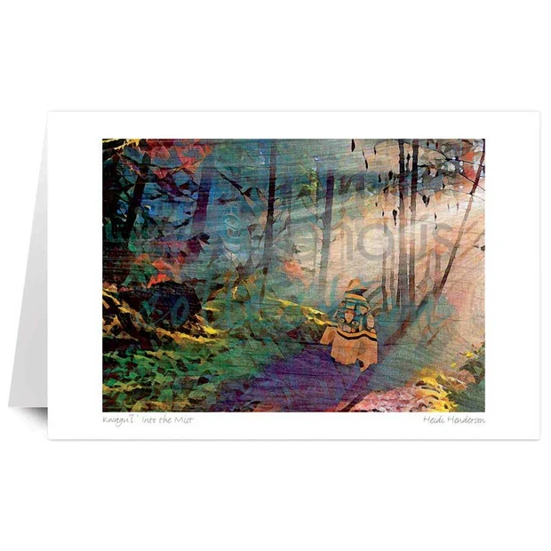 Kwagu’ Into the Mist - small, medium and large wall art - Artist Heidi Henderson