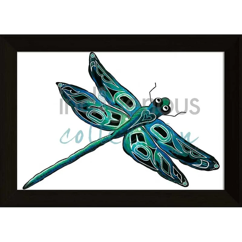 Dragonfly by Kwakwaka’wakw and French Canadian artist, Diane Levesque