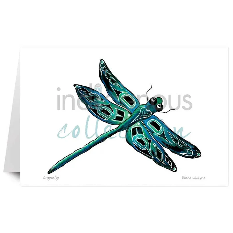 Dragonfly by Kwakwaka’wakw and French Canadian artist, Diane Levesque
