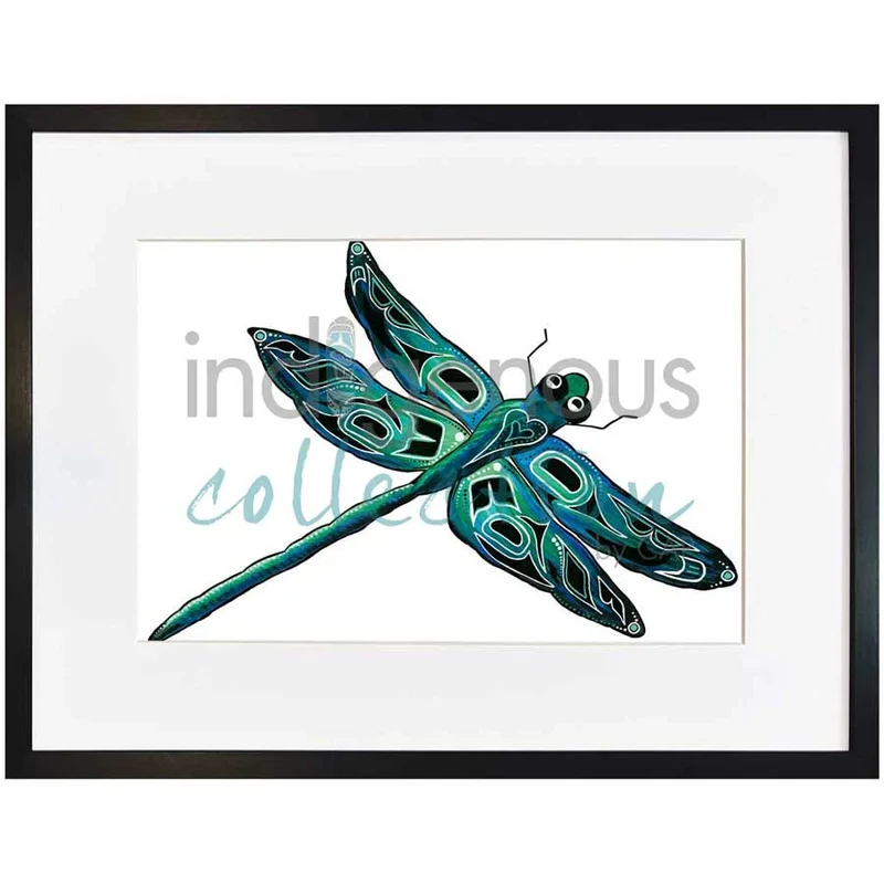 Dragonfly by Kwakwaka’wakw and French Canadian artist, Diane Levesque