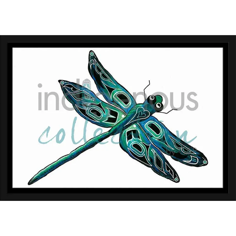 Dragonfly by Kwakwaka’wakw and French Canadian artist, Diane Levesque