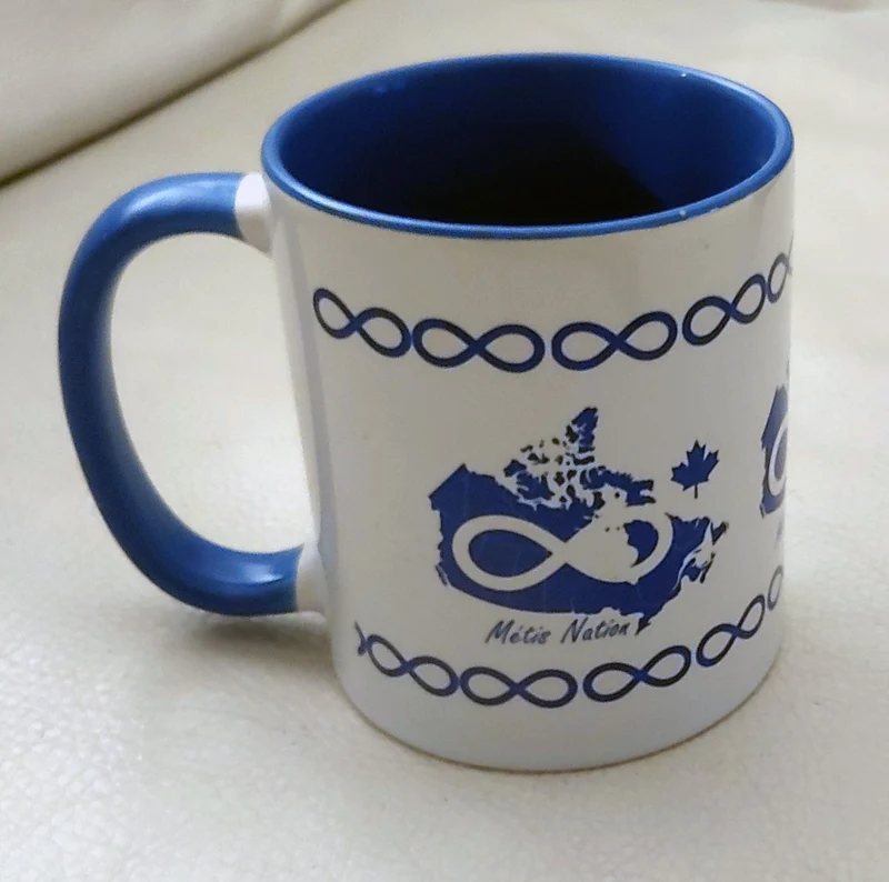 Métis Nation Mug in Red or Blue
