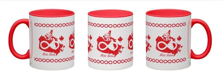 Métis Nation Mug in Red or Blue