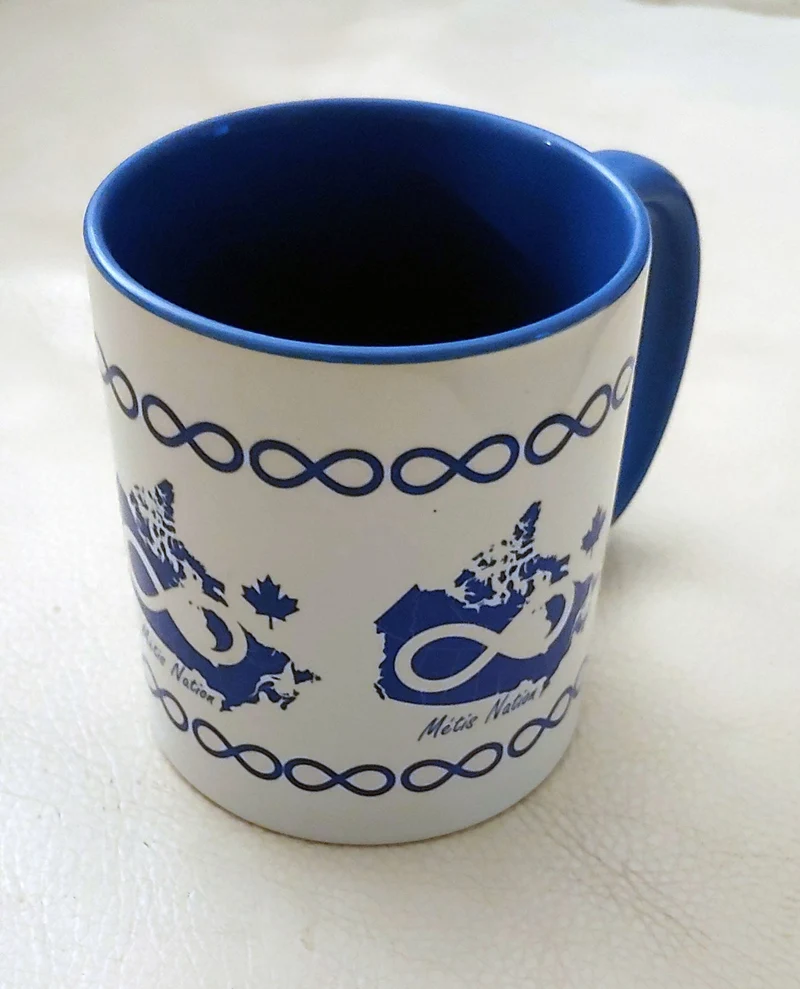 Métis Nation Mug in Red or Blue