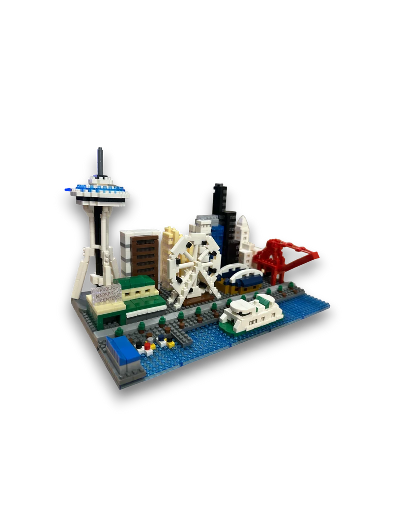 Seattle Waterfront Mini Building Blocks