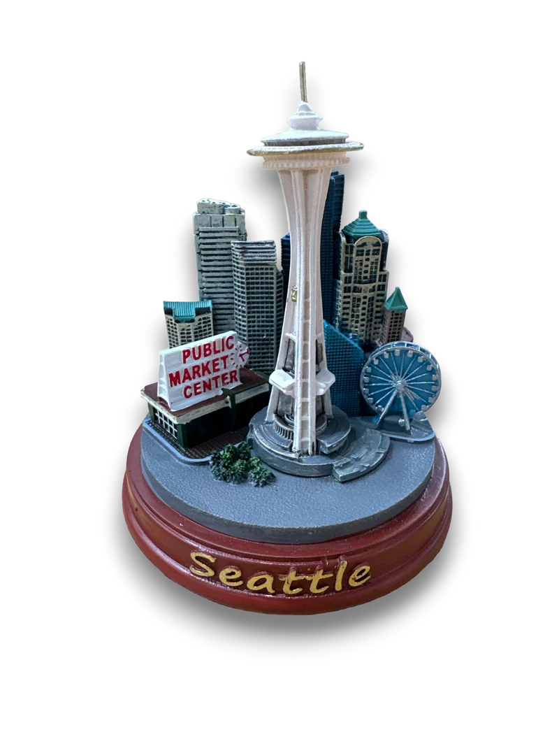 3.5" Resin Seattle Skyline Statue