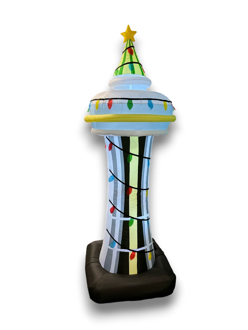 8' Inflatable Holiday Space Needle