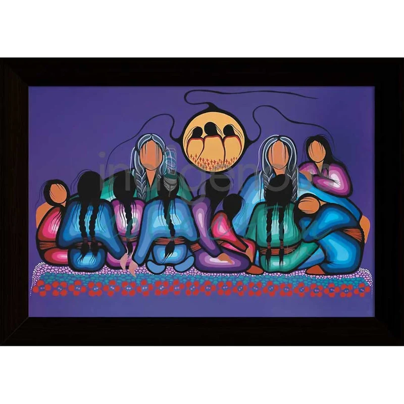 Always For Our Children Wall Art by Cree/Ojibway artist Simone McLeod
