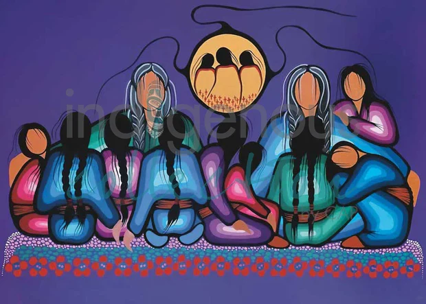 Always For Our Children Wall Art by Cree/Ojibway artist Simone McLeod