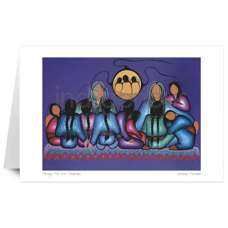 Always For Our Children Wall Art by Cree/Ojibway artist Simone McLeod